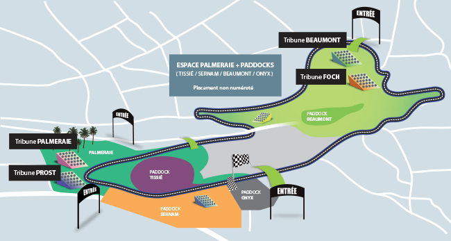 Carte du Grand Prix de Pau