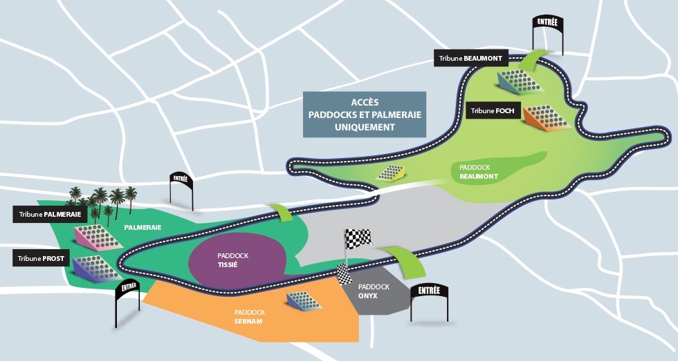 Carte du Grand Prix de Pau