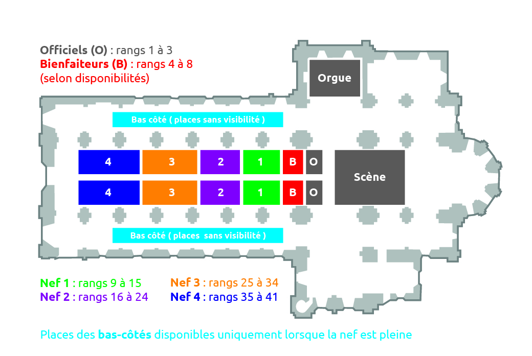 Plan de l'abbatiale de Lessay