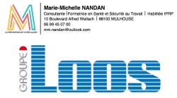 Logo Marie-Michelle Nandan et Groupe Loos